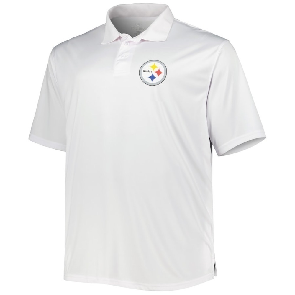 NWT Fanatics Pittsburgh Steelers Fanatics Branded Solid Polo White Size 4XL